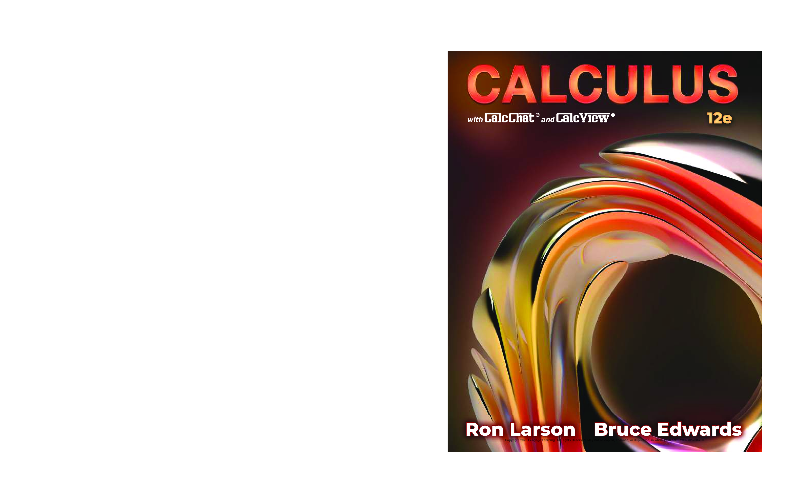 Preview of eBook [PDF] Calculus 12th Edition By Ron Larson, Bruce H. Edwards