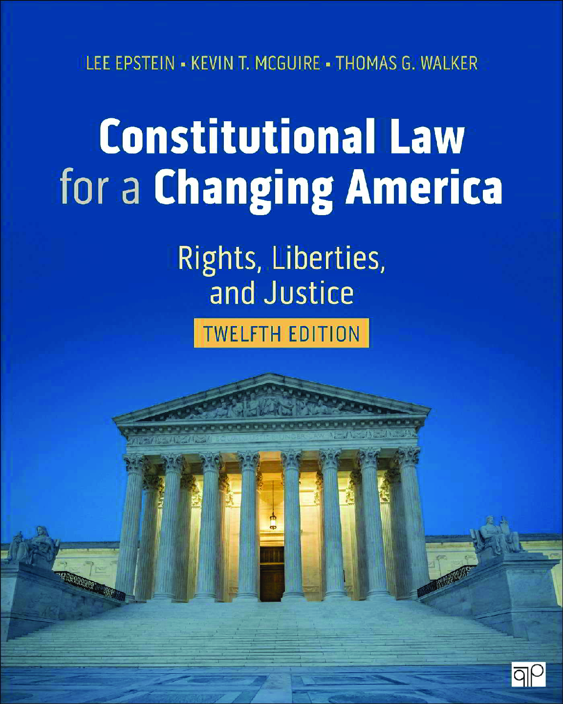 Recommended document preview for eBook [PDF] Constitutional Law for a Changing America Rights 12th Edition By Lee J Epstein, Kevin T McGuire, Thomas G Walker
