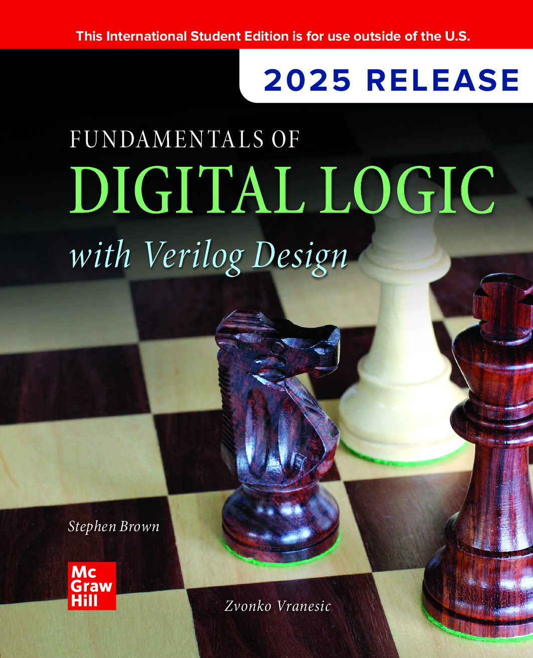 Preview of eBook [PDF] Fundamentals of Digital Logic with Verilog Design 2025 Release (ISE) By Brown