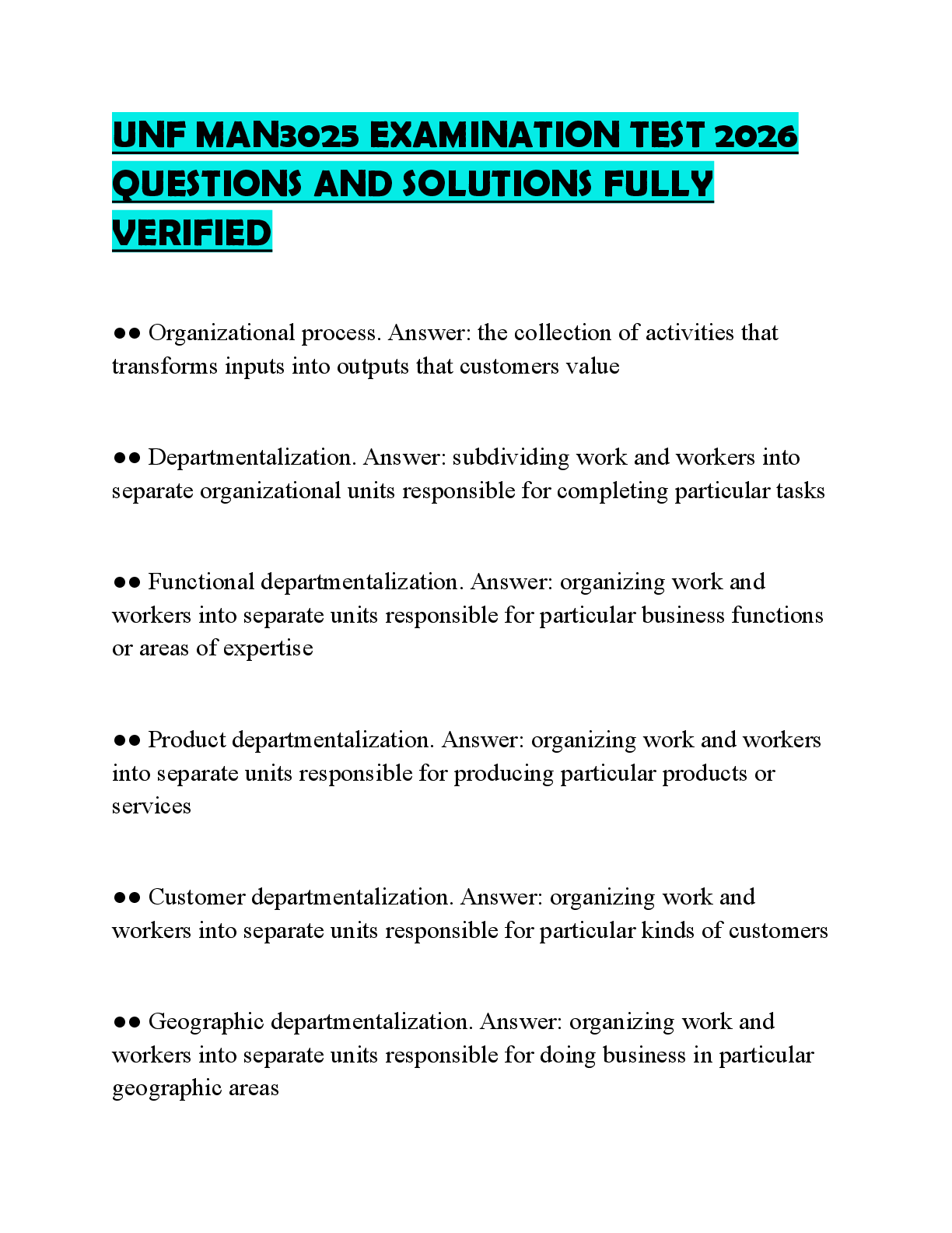 Recommended document preview for UNF MAN3025 EXAMINATION TEST 2026 QUESTIONS AND SOLUTIONS FULLY VERIFIED