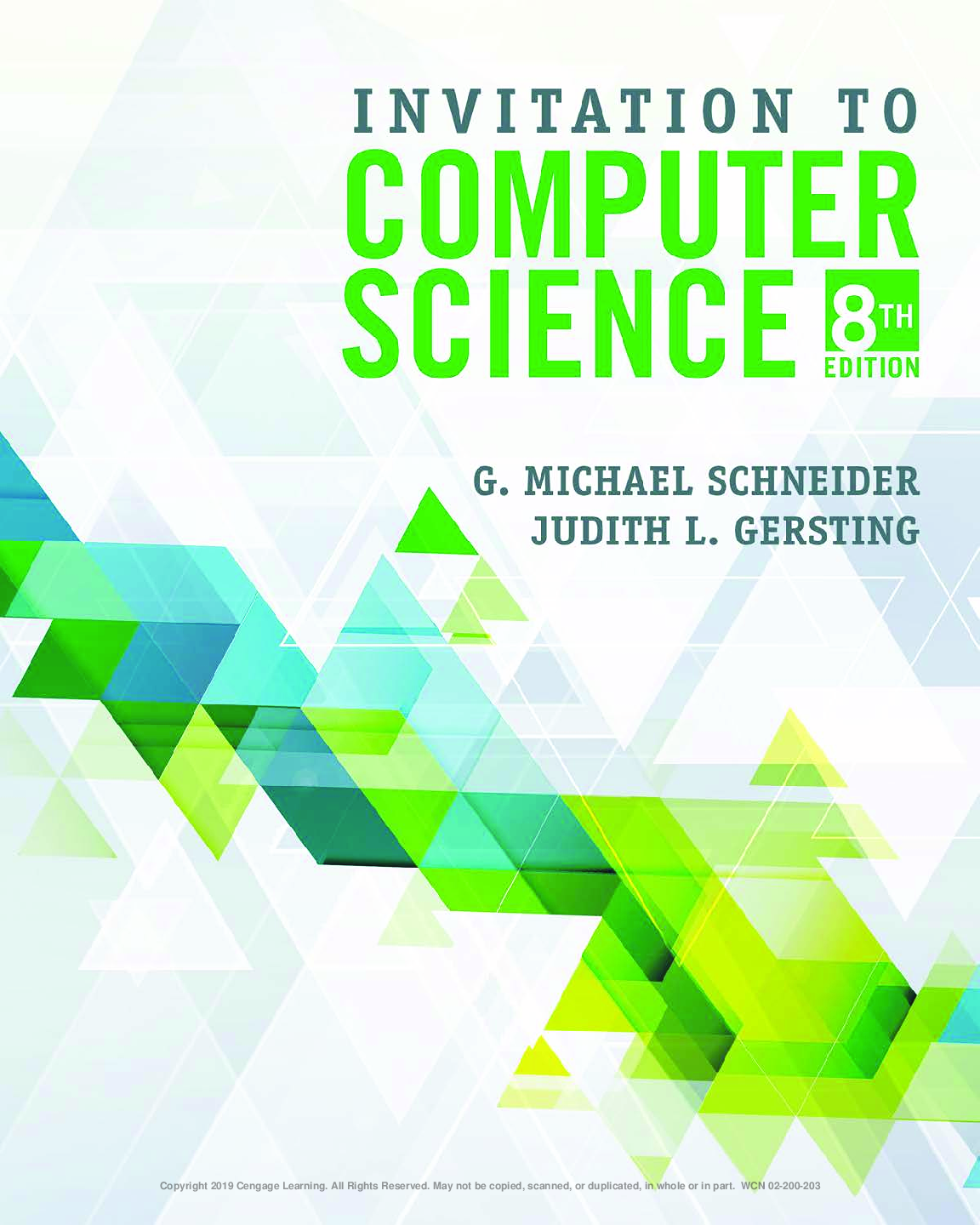 Recommended document preview for eBook [PDF] Invitation to Computer Science 8th Edition By G Michael Schneider, Judith L Gersting