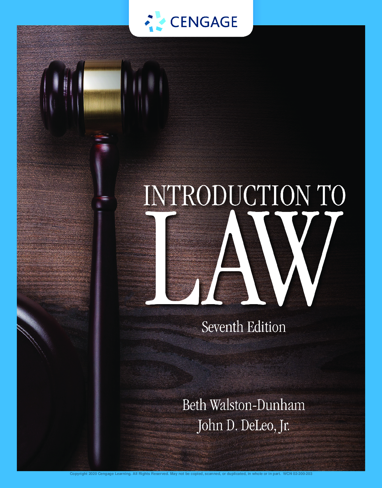 Recommended document preview for eBook [PDF] Introduction to law 7th Edition By John D. DeLeo, Jr