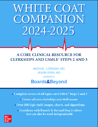 Preview image for eBook PDF White Coat Companion 2024-2025 1st Edition By Michael Lorinsky, Jason Ryan