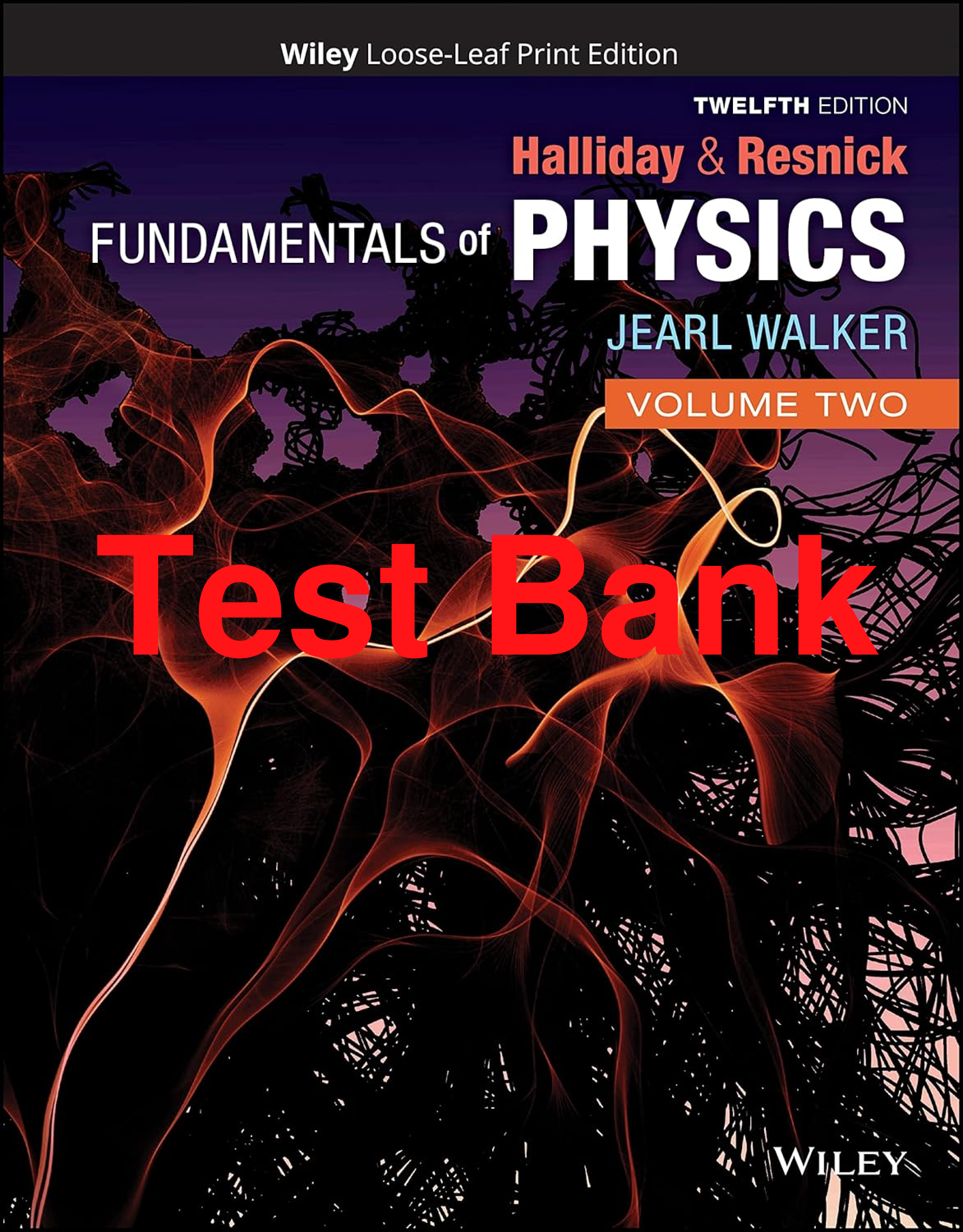 Recommended document preview for Test Bank Fundamentals of Physics Extended 2 Volume 12th Edition By David Halliday, Robert Resnick, Jearl Walker Chapters 21-44