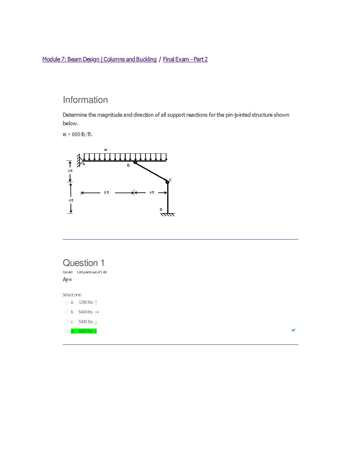 Preview of CM 2500 Final Exam Part 2 | Score 24/27 | Louisiana State University