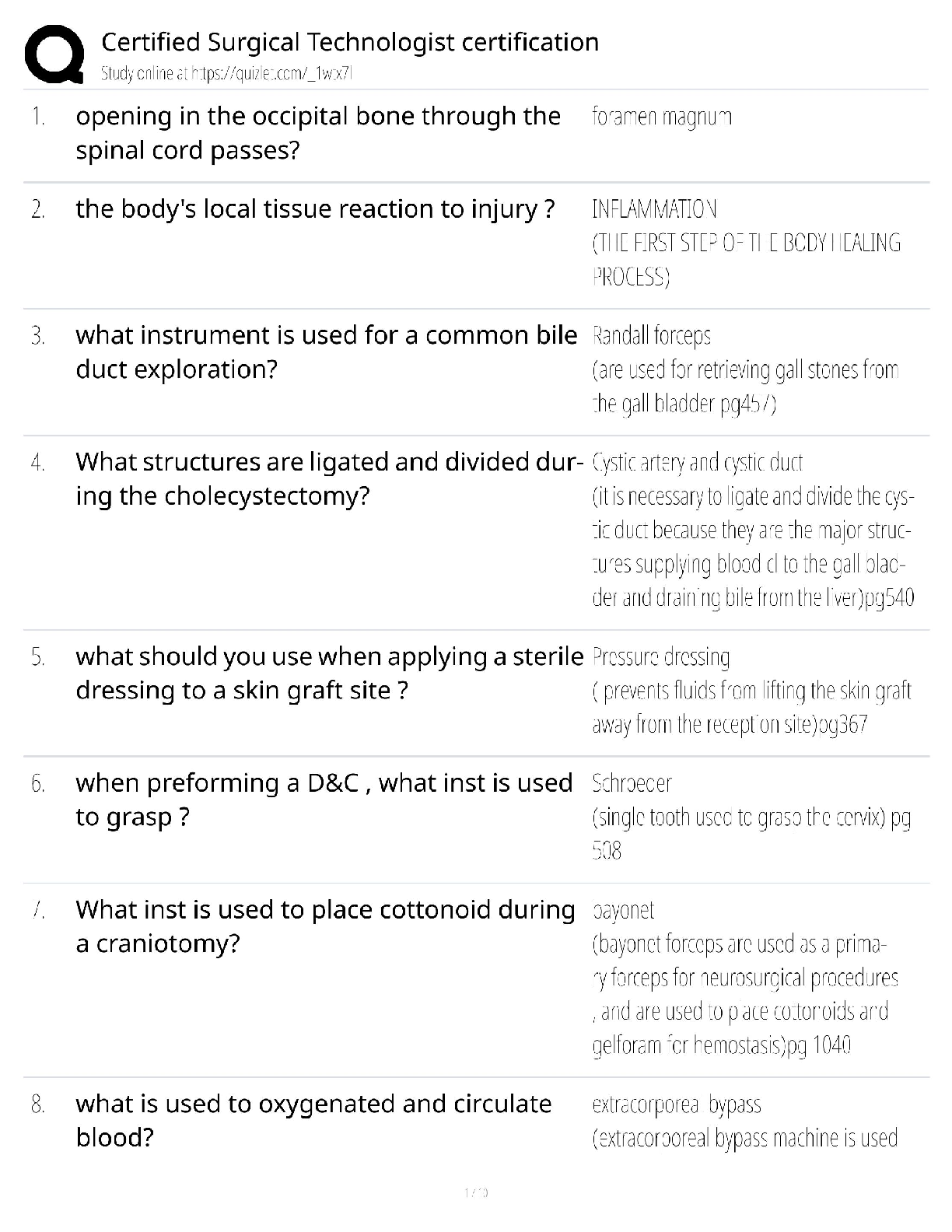 Recommended document preview for Certified Surgical Technologist / Score 100% / New Version 2025 Update / Certification Study Guide