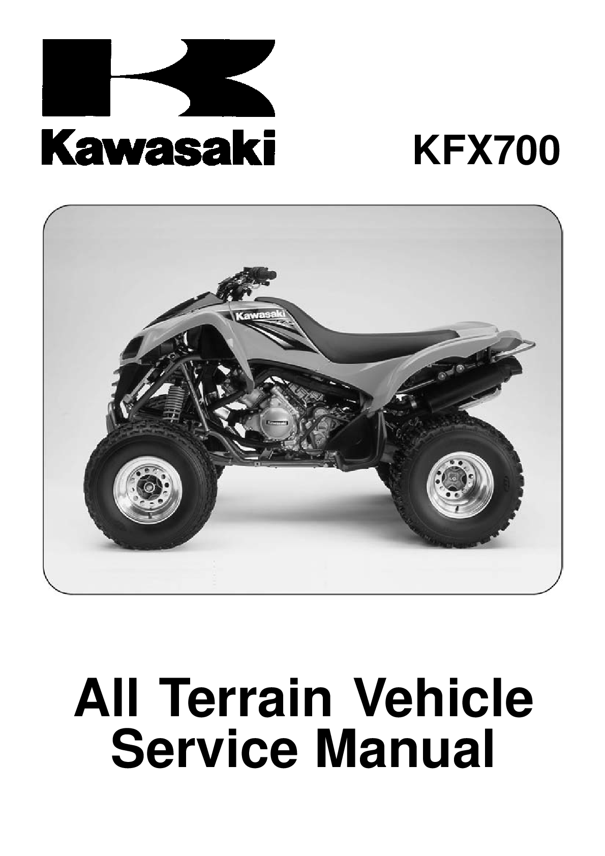 Recommended document preview for KAWASAKI KFX 700 Service Repair Workshop Manual