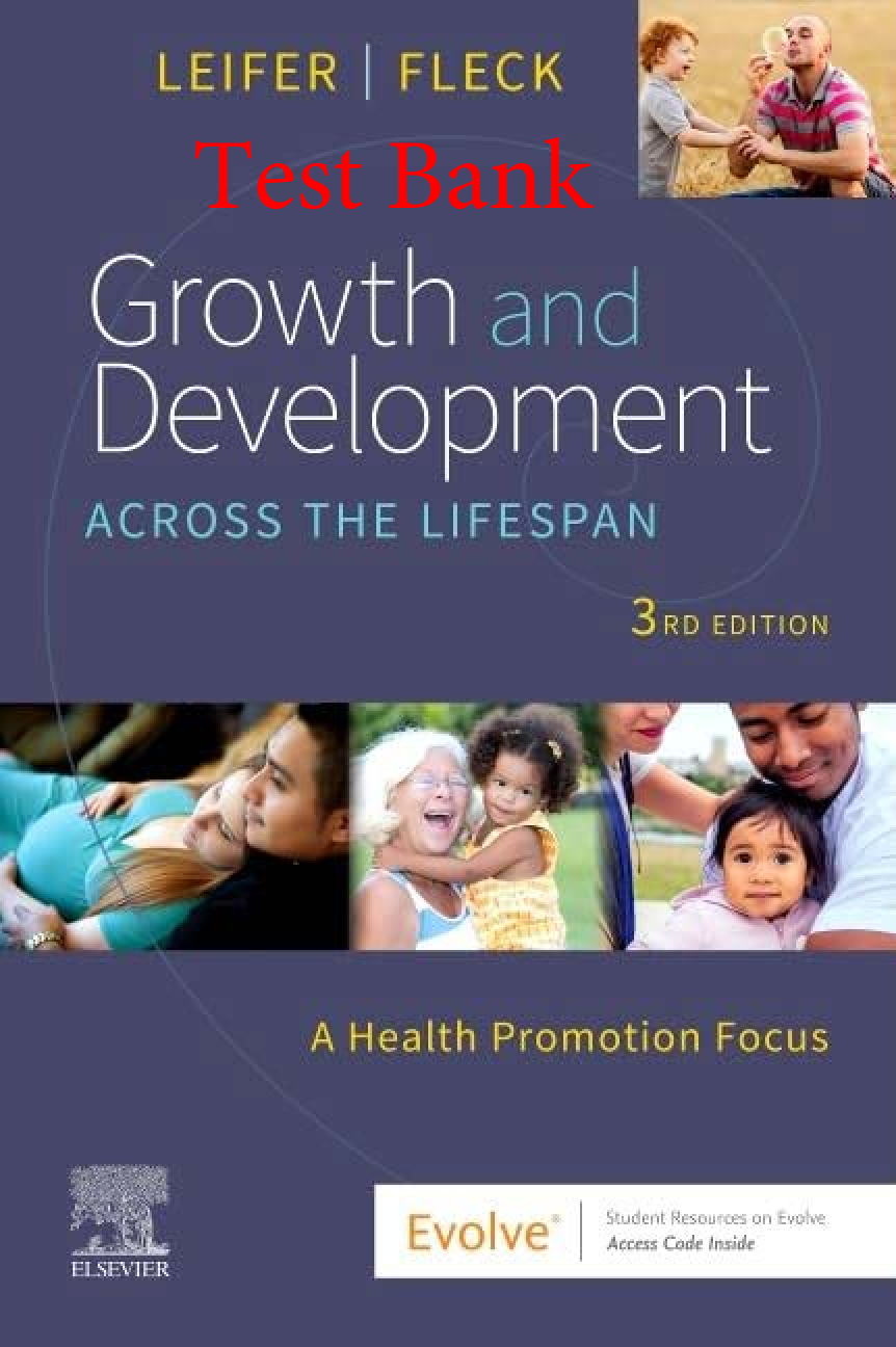 Recommended document preview for Test Bank Growth and Development Across the Lifespan 3rd Edition By Gloria Leifer, Eve Fleck