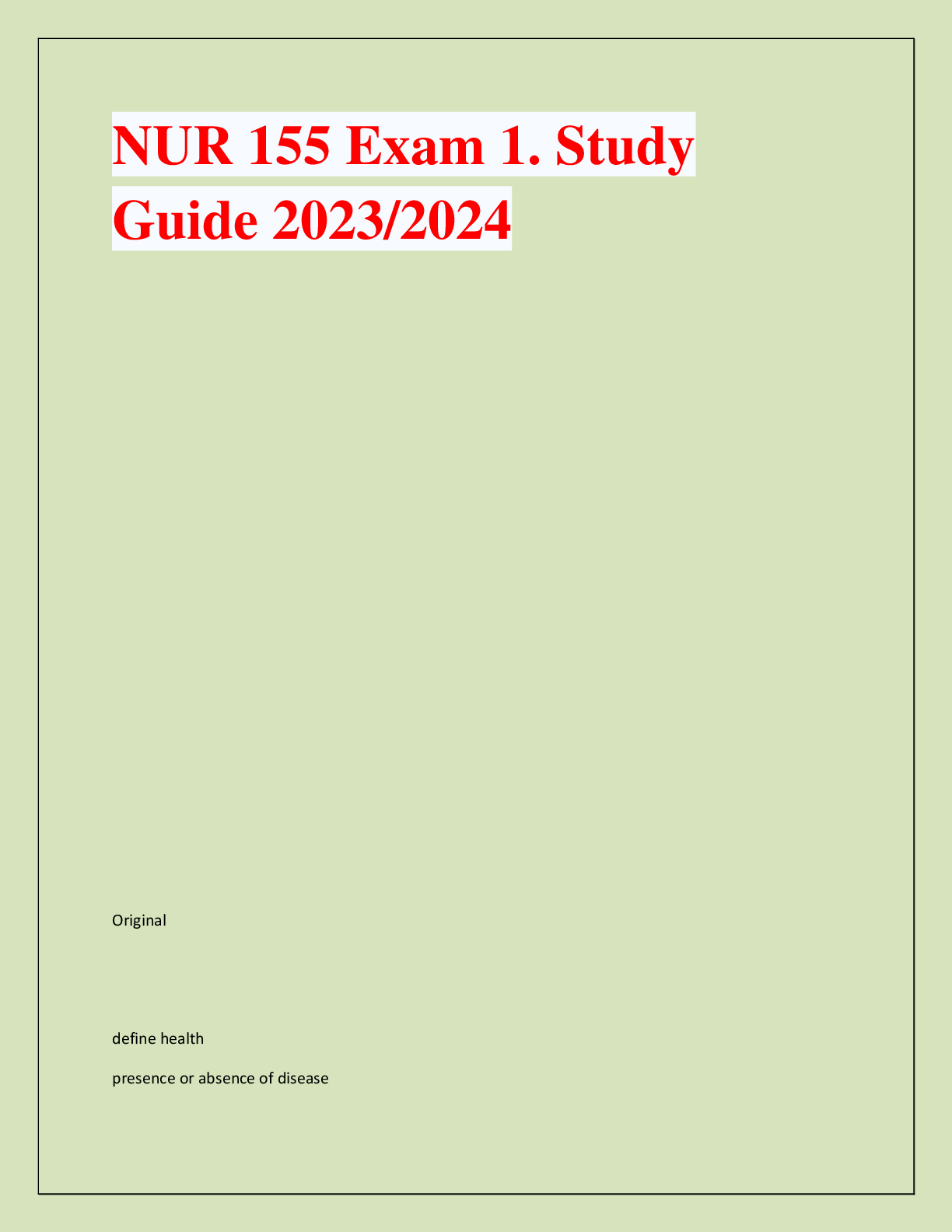 Preview of NUR 2026 iHuman Week 7 Case  Study: Karen Floyd - Abdominal Pain  | 2025/2026 Updated Guid