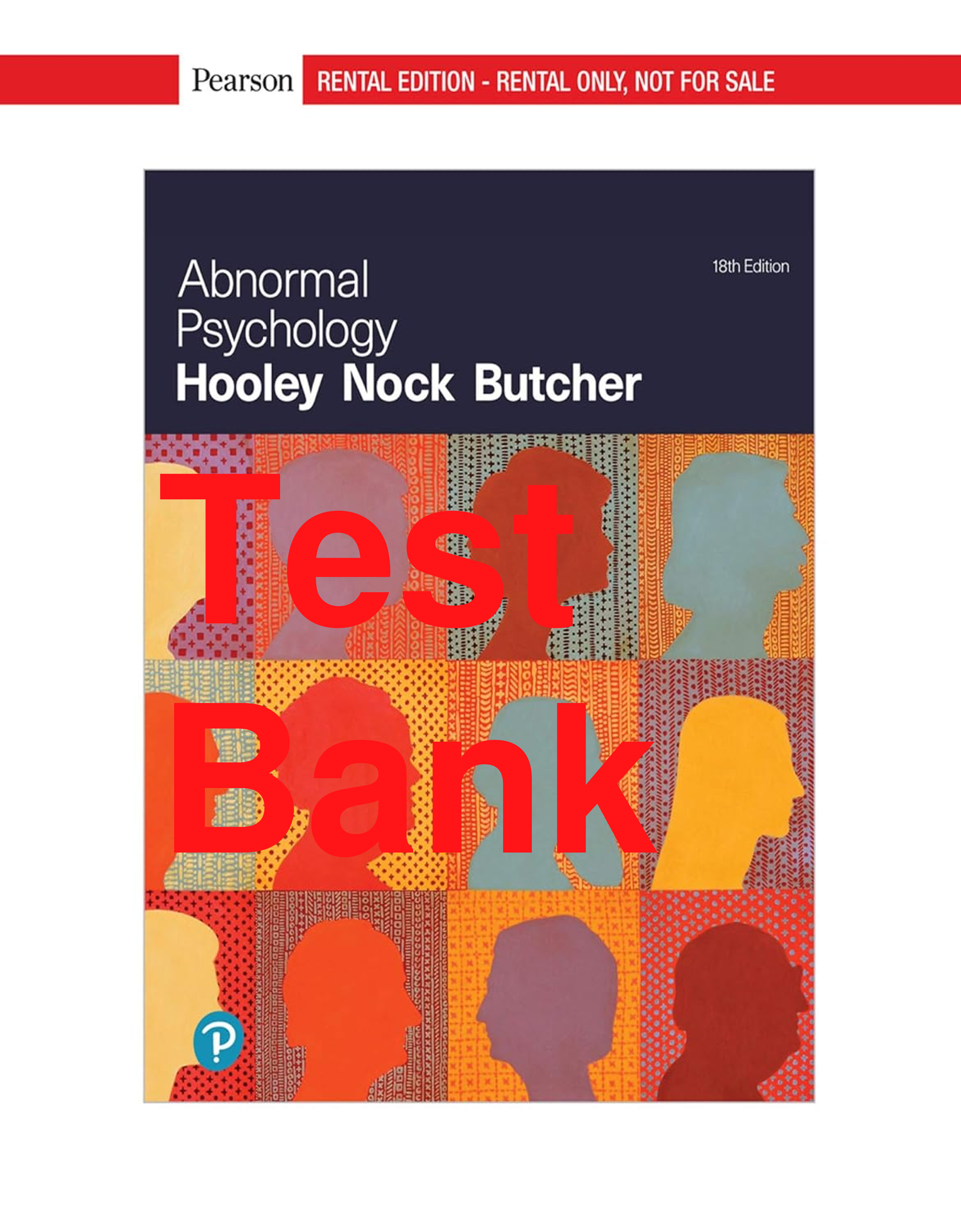 Recommended document preview for Test Bank Abnormal Psychology 18th Edition By Jill Hooley, Matthew Nock, James Butcher