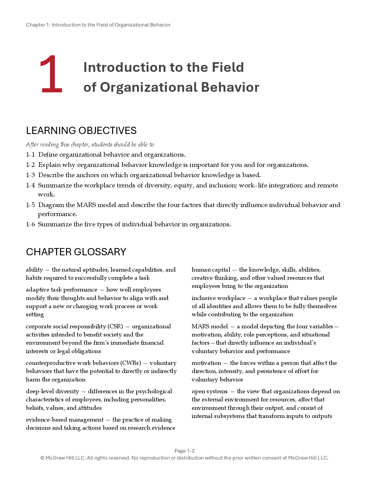 Recommended document preview for Instructor manual for M Organizational Behavior 2024 Evergreen Release By Steven McShane, Mary Von Glinow