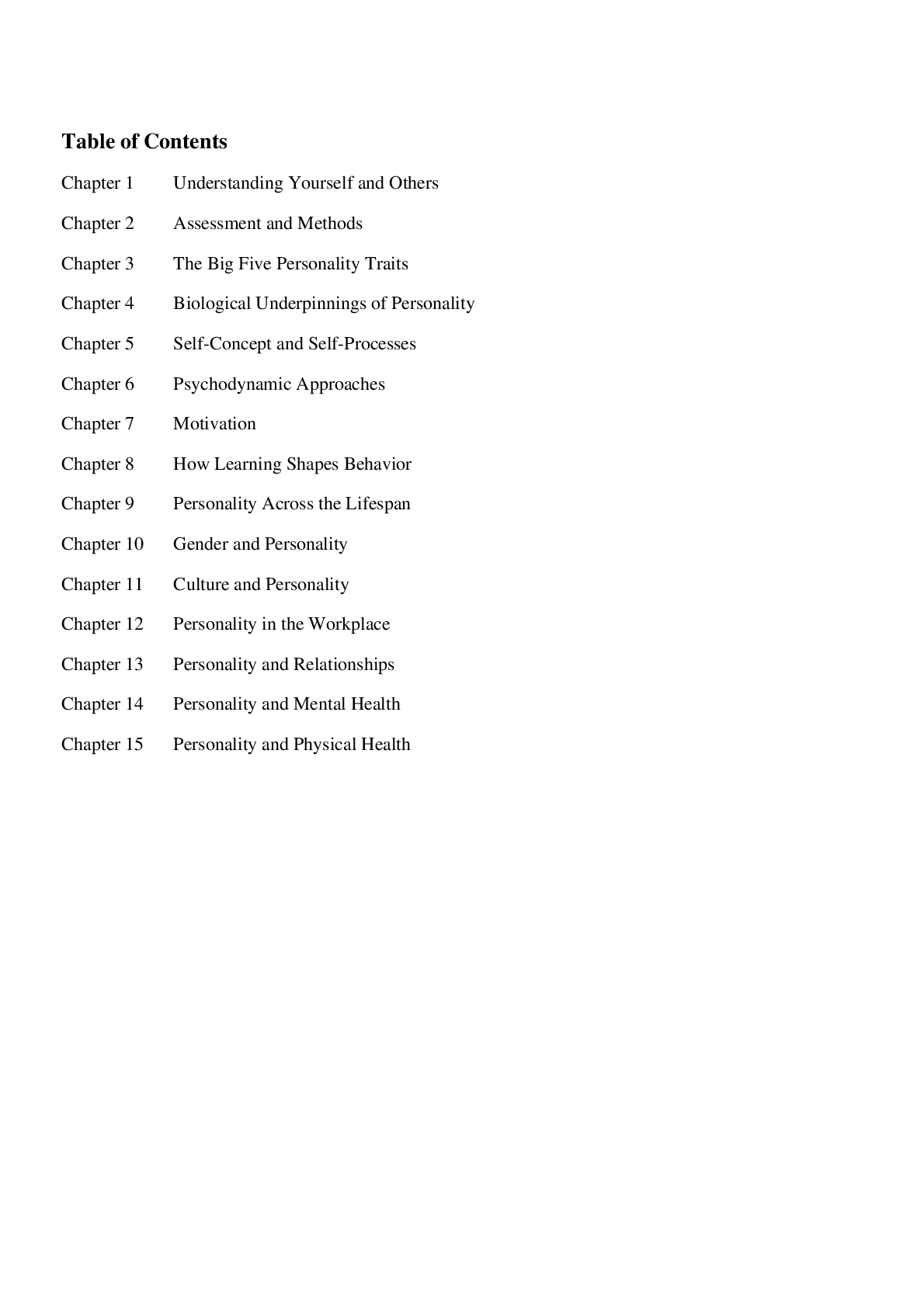 Preview of Personality Psychology Understanding Yourself And Others 2nd Edition By Jean Twenge, Keith
