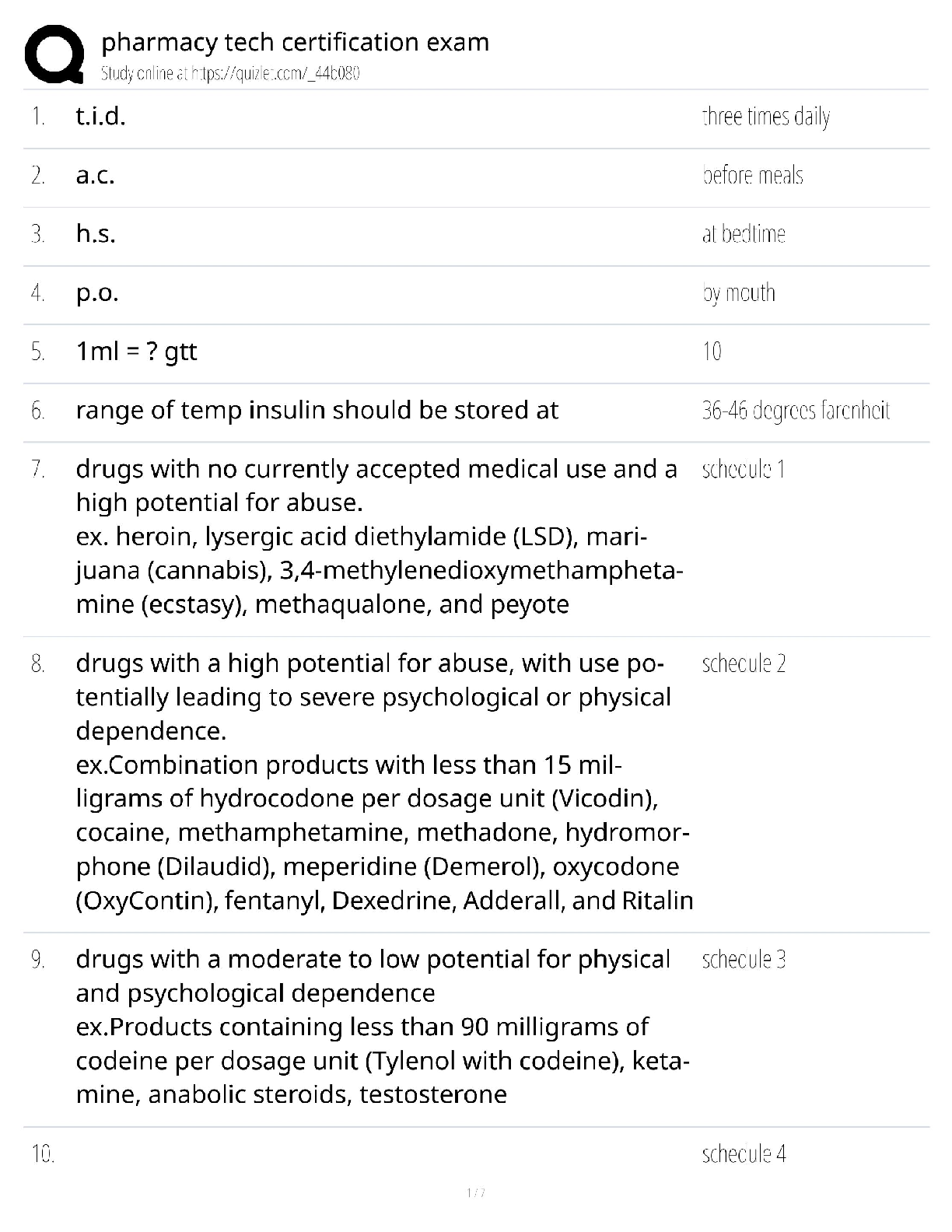 Recommended document preview for Pharmacy Tech Certification Exam / Score 100% / New Version / 2025 Update