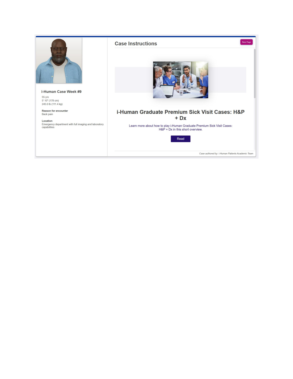 Preview of I-Human Case Week #9:55-Year-Old Male Patient Presenting with Back Pain-Trouble Sleeping