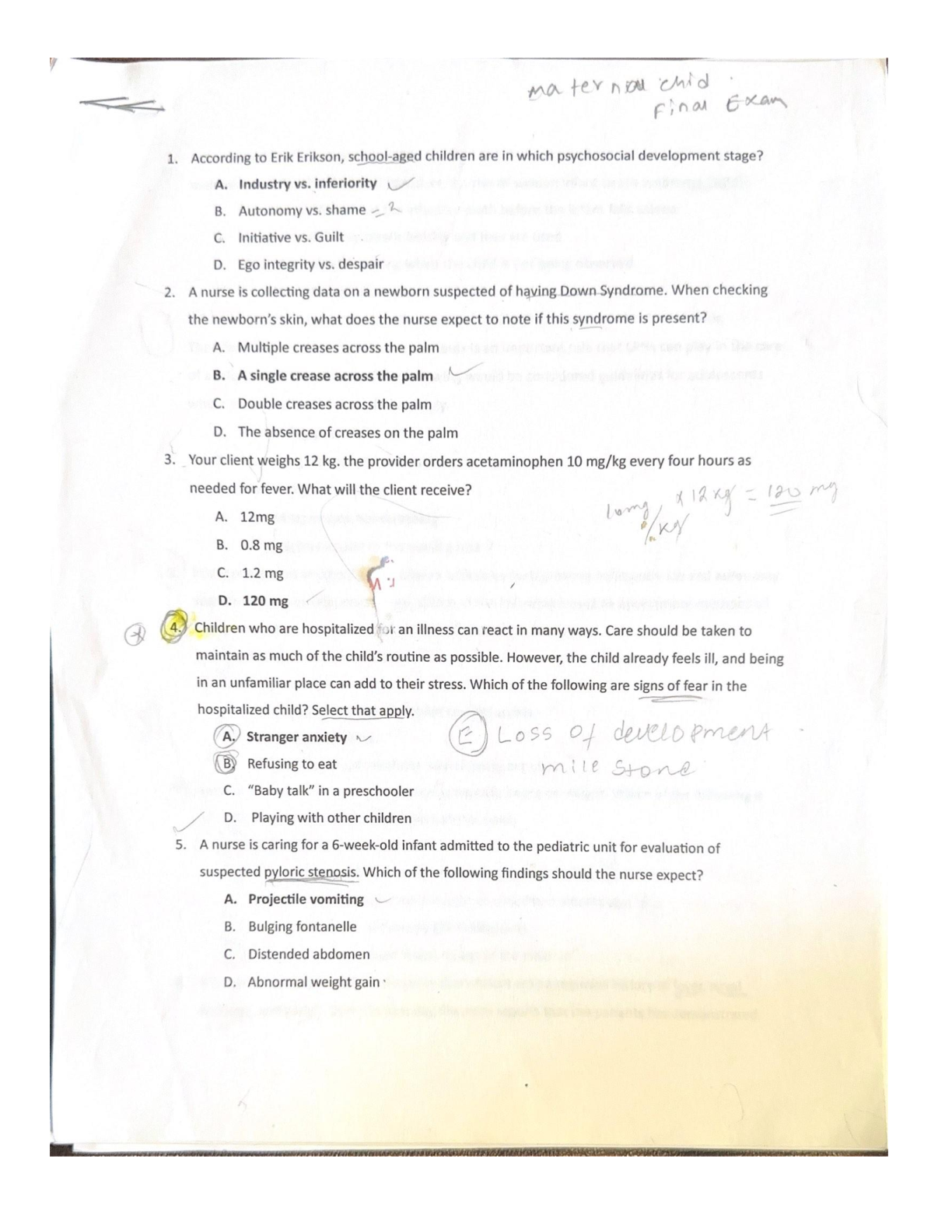 Recommended document preview for Principles of Maternal Child Nursing (PRN 1831) Maternal Final Exam Review - Key Concepts and Questions and Answers Updated Sp 26.
