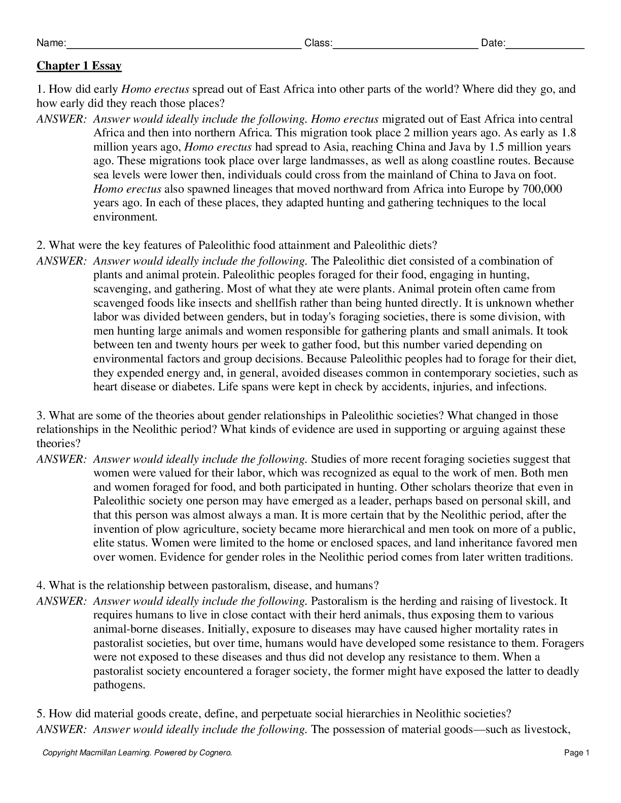 Recommended document preview for Test Bank for A History of World Societies Volume 1+2, 12th Edition By WiesnerHanks, Patricia Ebrey, Beck, Davila, Crowston, McKay Chapters 1- 33,
