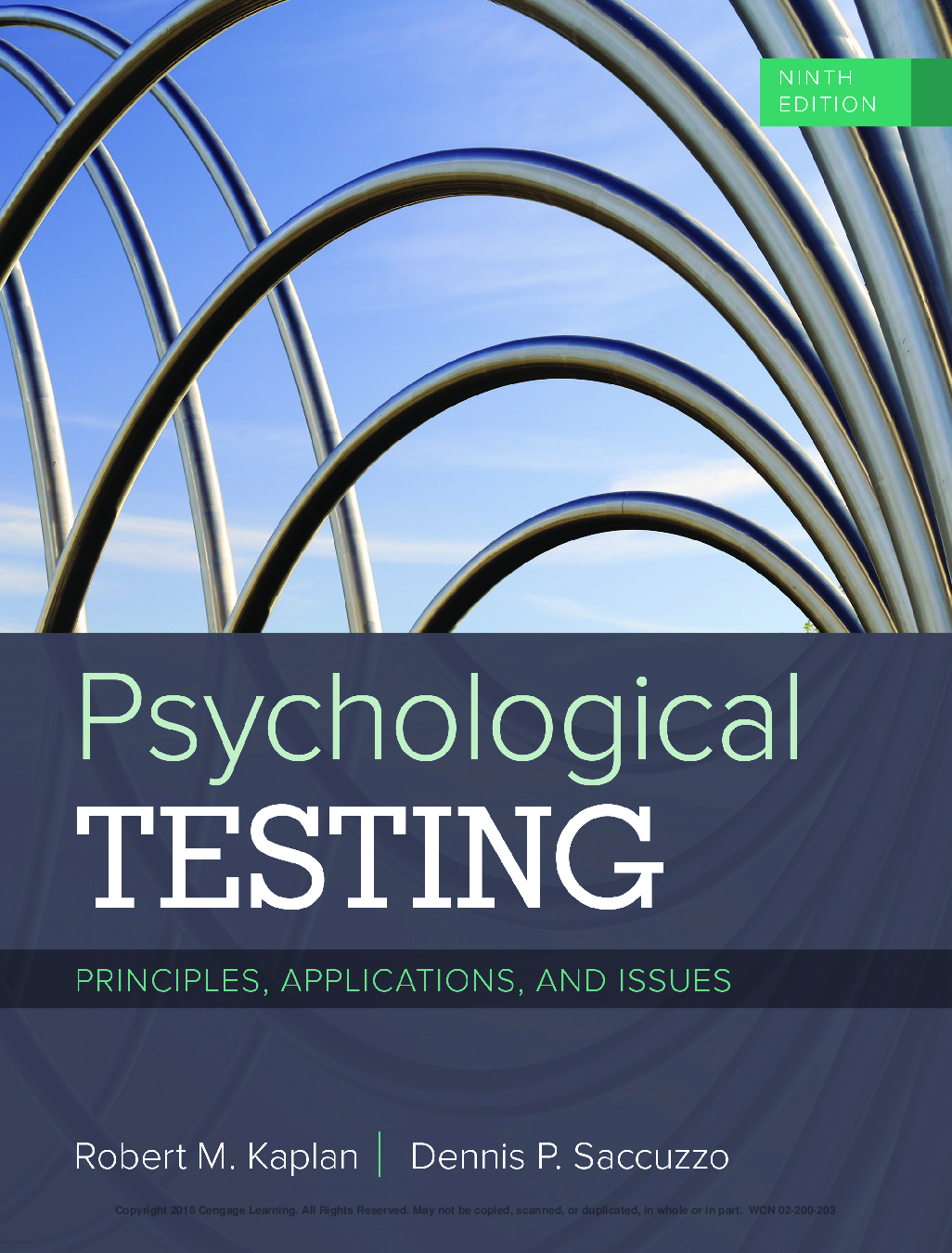 Recommended document preview for eBook [PDF] Psychological Testing Principles Applications and Issues 9th Edition By Robert M. Kaplan, Dennis P. Saccuzzo