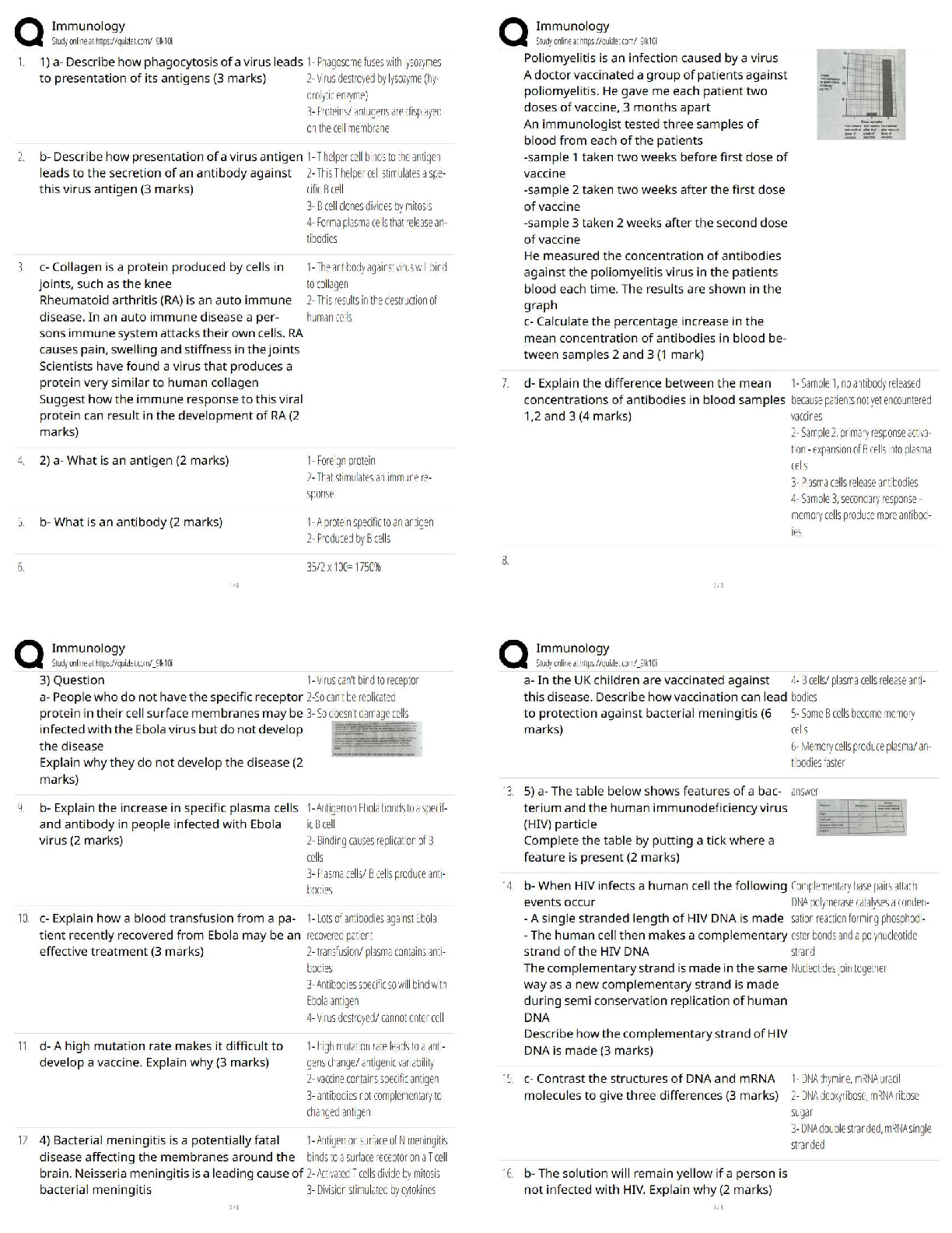 Recommended document preview for Immunology / Score 100% / New Version / 2026 Update / Immunology Exam Prep