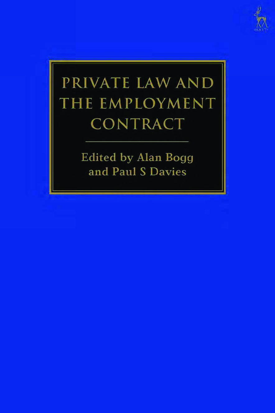 Recommended document preview for Private Law and the Employment Contract 1st Edition By Alan Bogg, Paul Davies PDF ebook