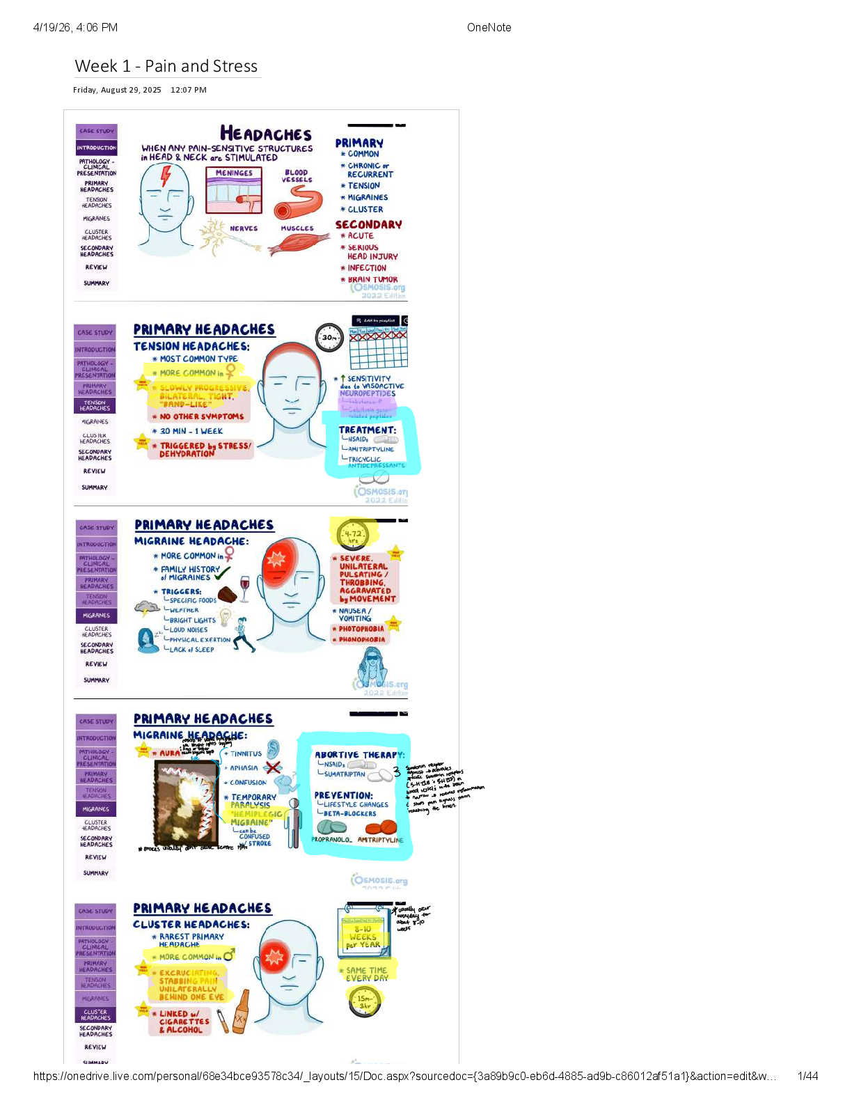 Preview of NURS 531 Advanced Pharmacotherapeutics. Week 1 - Pain and Stress
