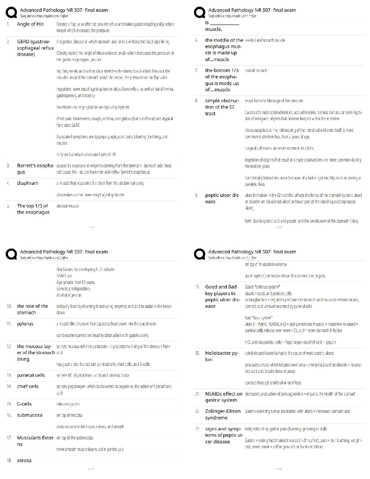 Preview of Advanced Pathology NR 507 Final Exam Questions & Answers / Score 100% / Latest 2025–2026 U