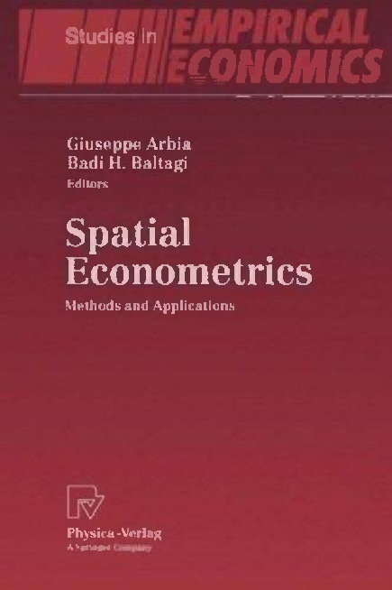 Recommended document preview for Spatial Econometrics Methods and Applications (Studies in Empirical Economics) 1st edition by Giuseppe Arbia , Badi H. Baltagi PDF ebook