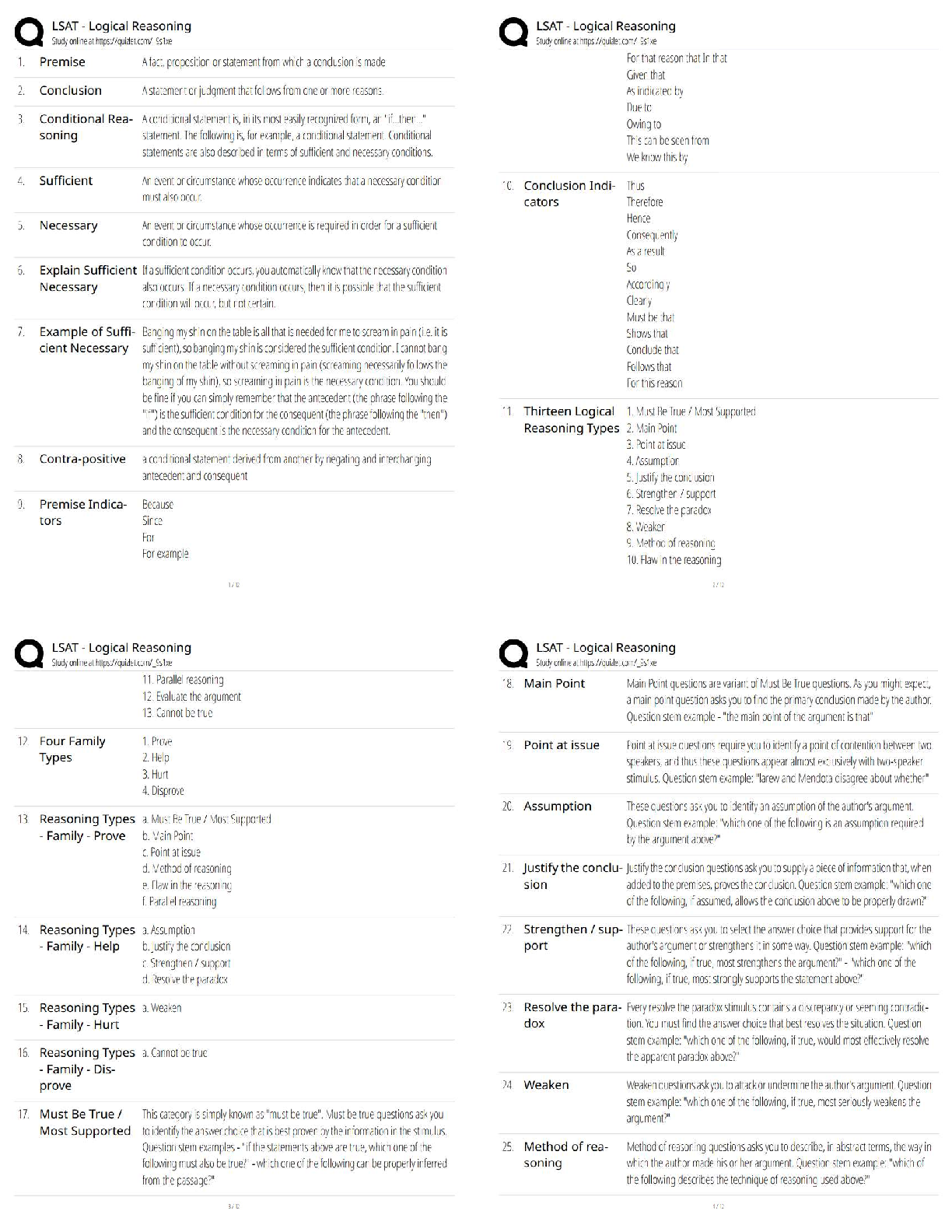 Preview of LSAT Logical Reasoning Practice Questions / LSAT LR Prep Test Bank / 2026 Updated Study Guide / Score 100%