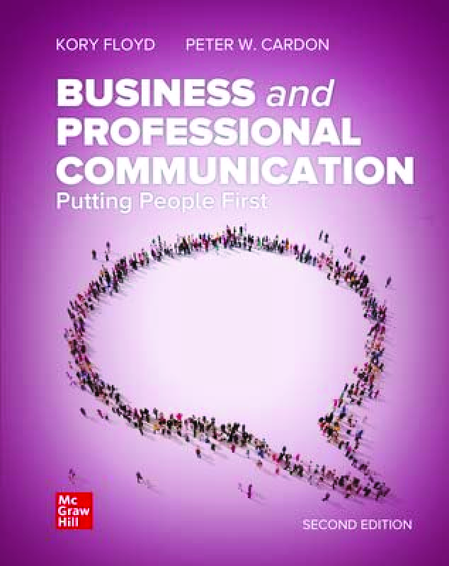 Recommended document preview for Business and Professional Communication Putting People First 2nd Edition By Kory Floyd, Peter Cardon PDF ebook
