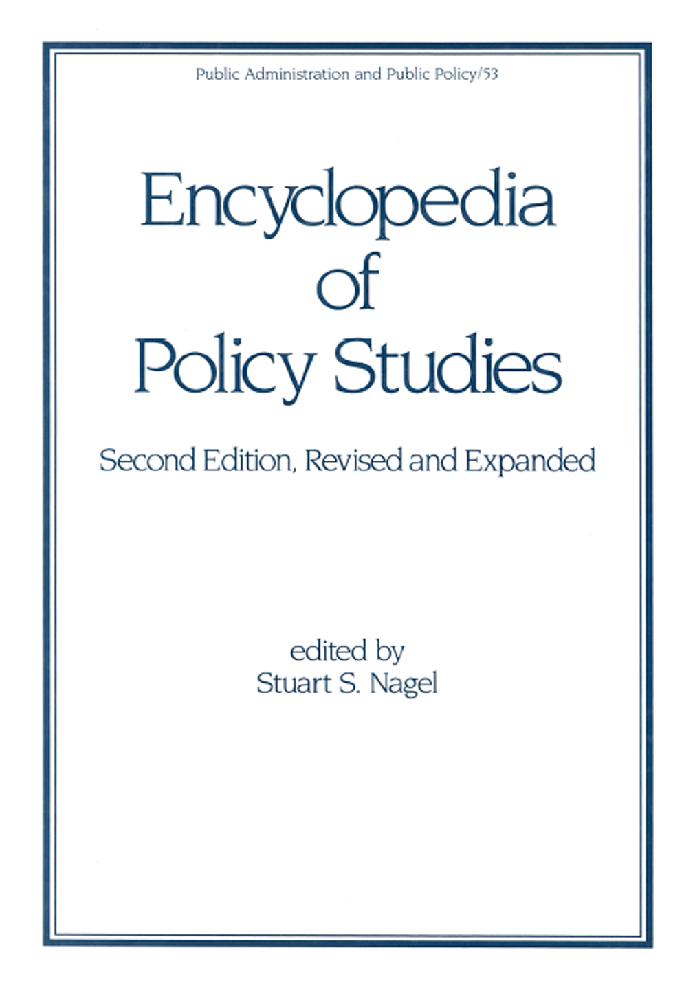 Recommended document preview for eBook [PDF] Encyclopedia of policy studies 2nd Edition Revised and explained By Nagel, Stuart S