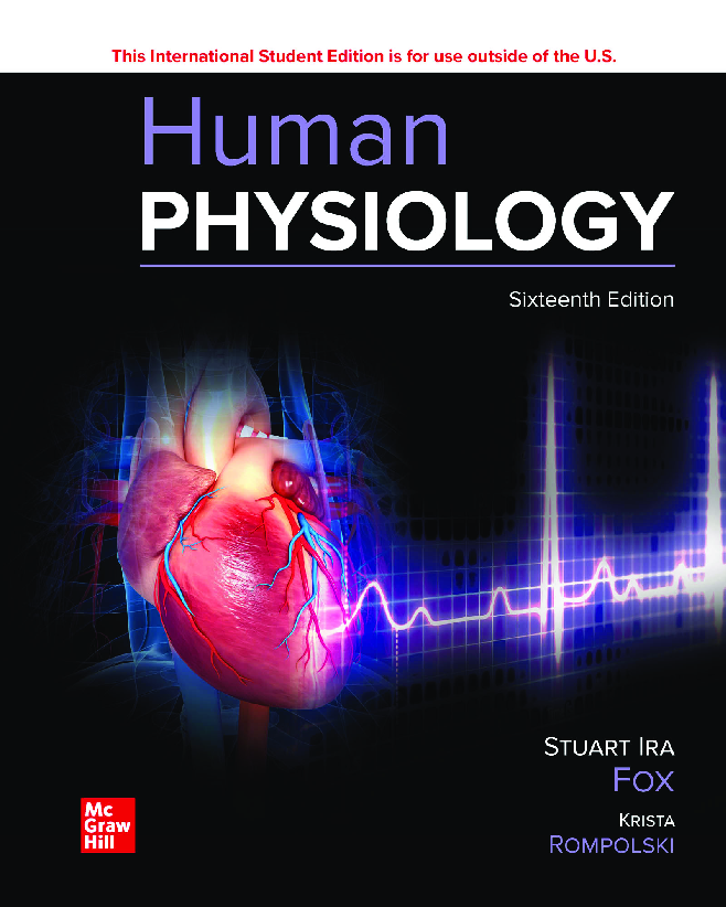 Human Physiology 16th Edition By Stuart Ira Fox, Krista Rompolski PDF ebook