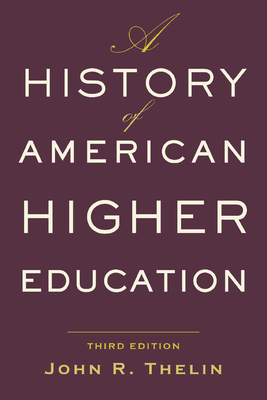 Recommended document preview for eBook PDF A History of American Higher Education 3rd Edition By John Thelin