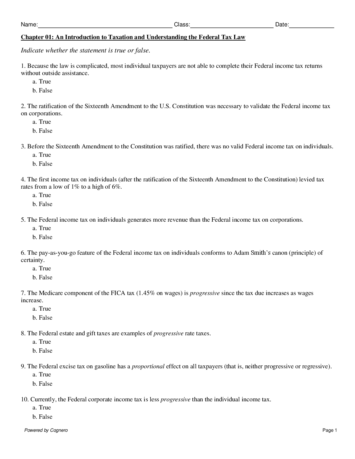 Recommended document preview for South-Western Federal Taxation 2024 Individual Income Taxes 47th Edition By Young, Nellen, Persellin, Lassar, Cuccia, Cripe Test Bank