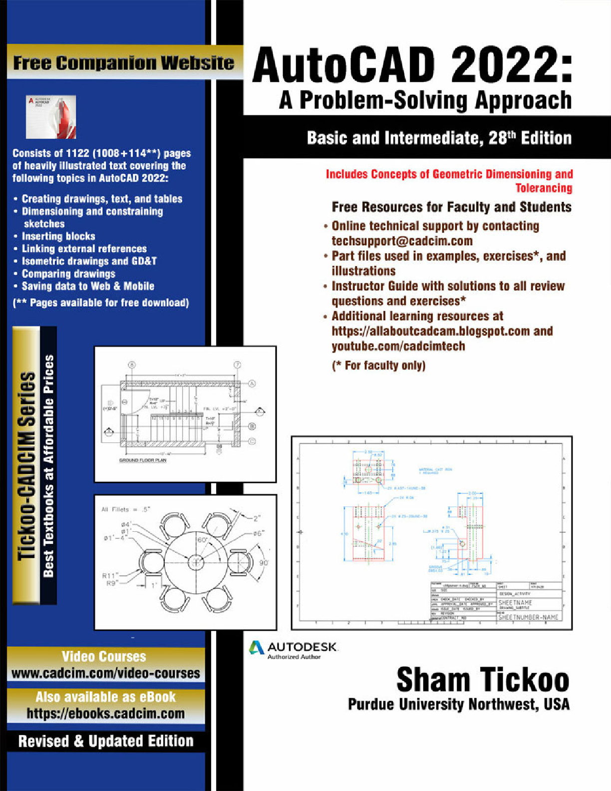 Recommended document preview for AutoCAD 2022 A Problem Solving Approach Basic and Intermediate 28th Edition By Prof. Sham Tickoo eBook EPUB PDF
