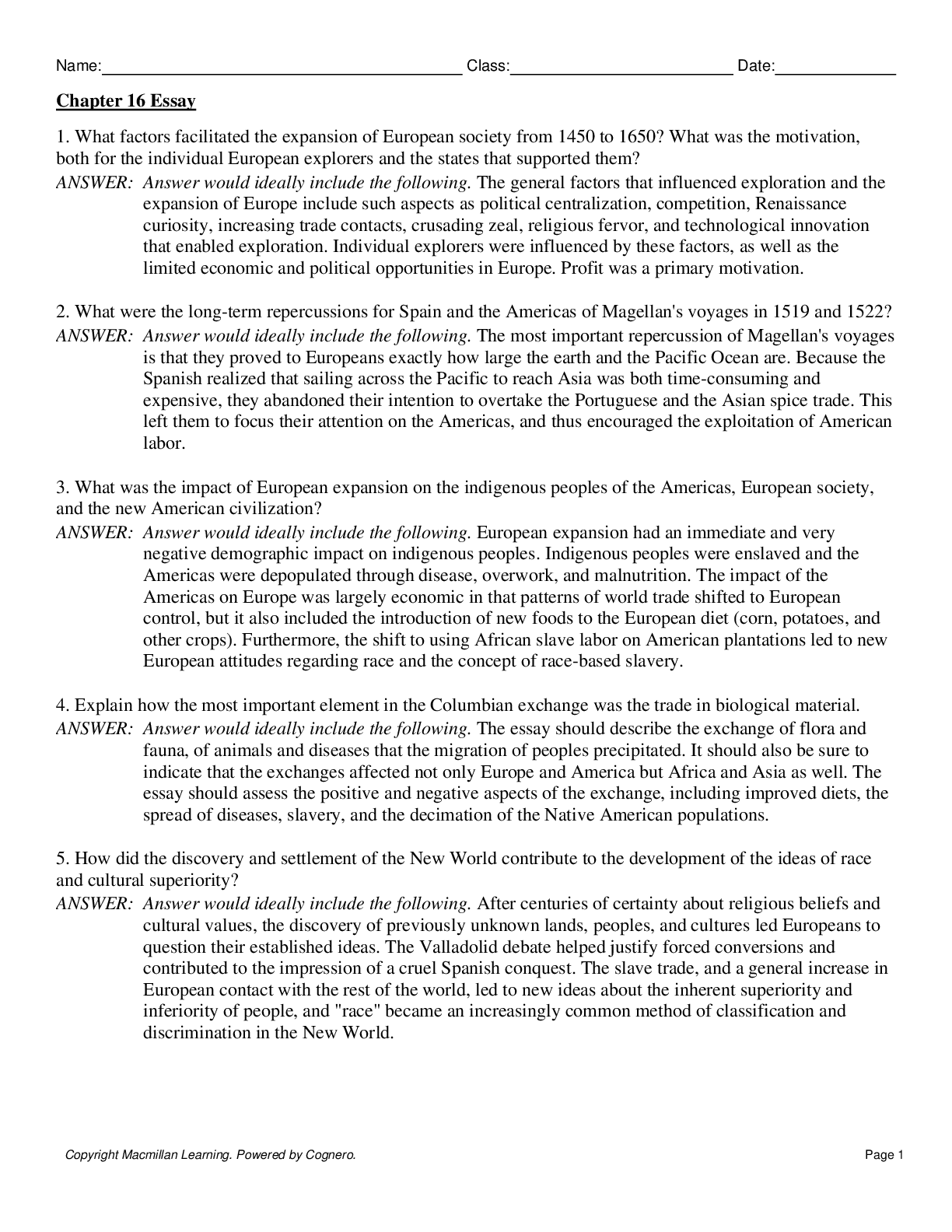 Recommended document preview for A History of World Societies Volume 2 12th Edition By Wiesner-Hanks, Patricia Ebrey, Beck, Davila, Crowston, McKay Test Bank