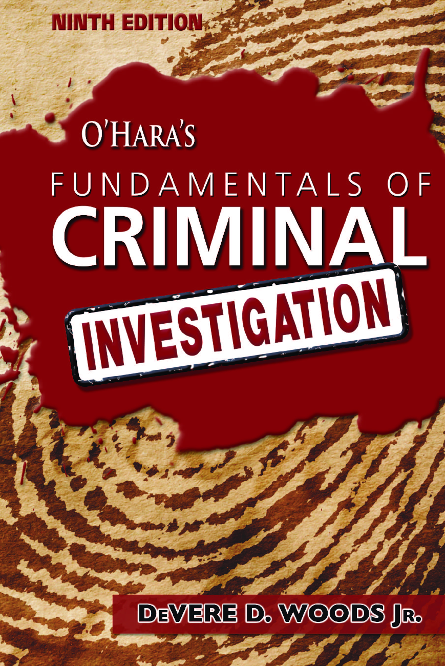 Preview of eBook PDF O'Hara's Fundamentals of Criminal Investigation 9th Edition By Devere Woods