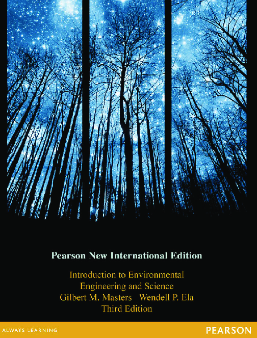 Recommended document preview for eBook PDF Introduction to Environmental Engineering and Science International Edition 3rd Edition By Gilbert Masters, Wendell Ela