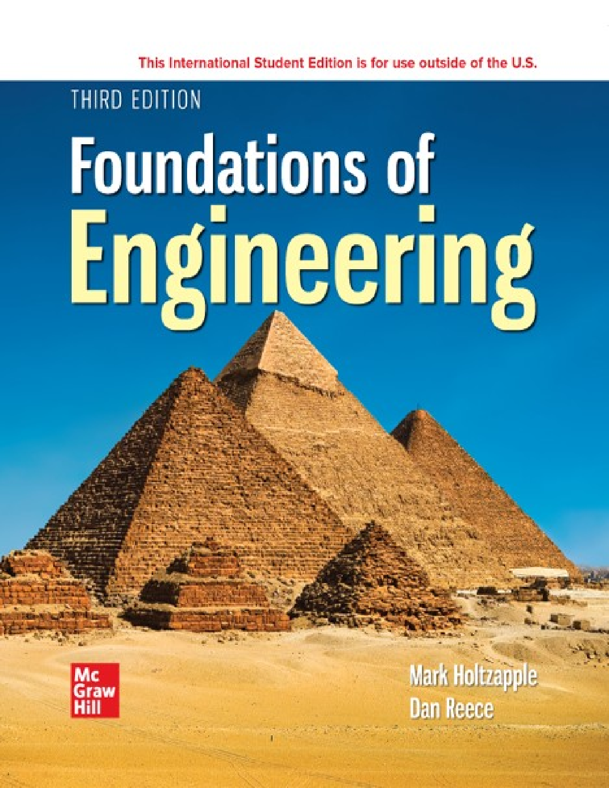 Preview of ISE Foundations of Engineering 3rd Edition By Mark Holtzapple, Reece eBook EPUB PDF