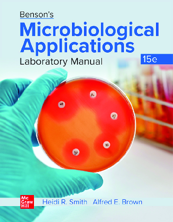Recommended document preview for eBook PDF Benson's Microbiological Applications Laboratory Manual 15th Edition By Heidi Smith, Alfred Brown