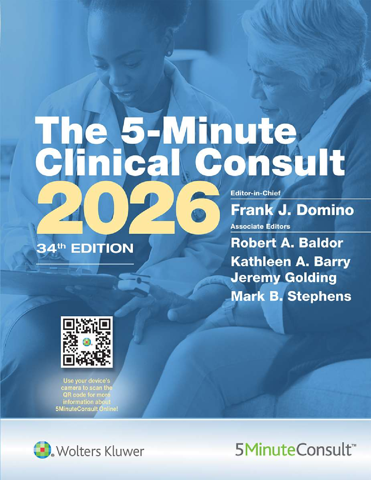 Preview of eBook EPUB PDF The 5-Minute Clinical Consult 2026 34th Edition By Frank Domino, Kathleen B