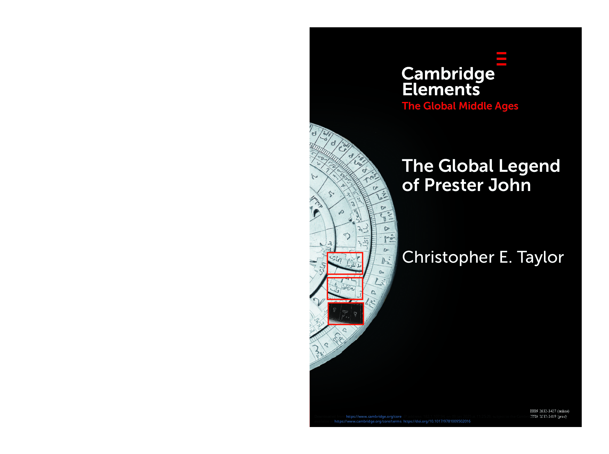 Preview of eBook PDF for The Global Legend of Prester John 1st EDition By Christopher E. Taylor