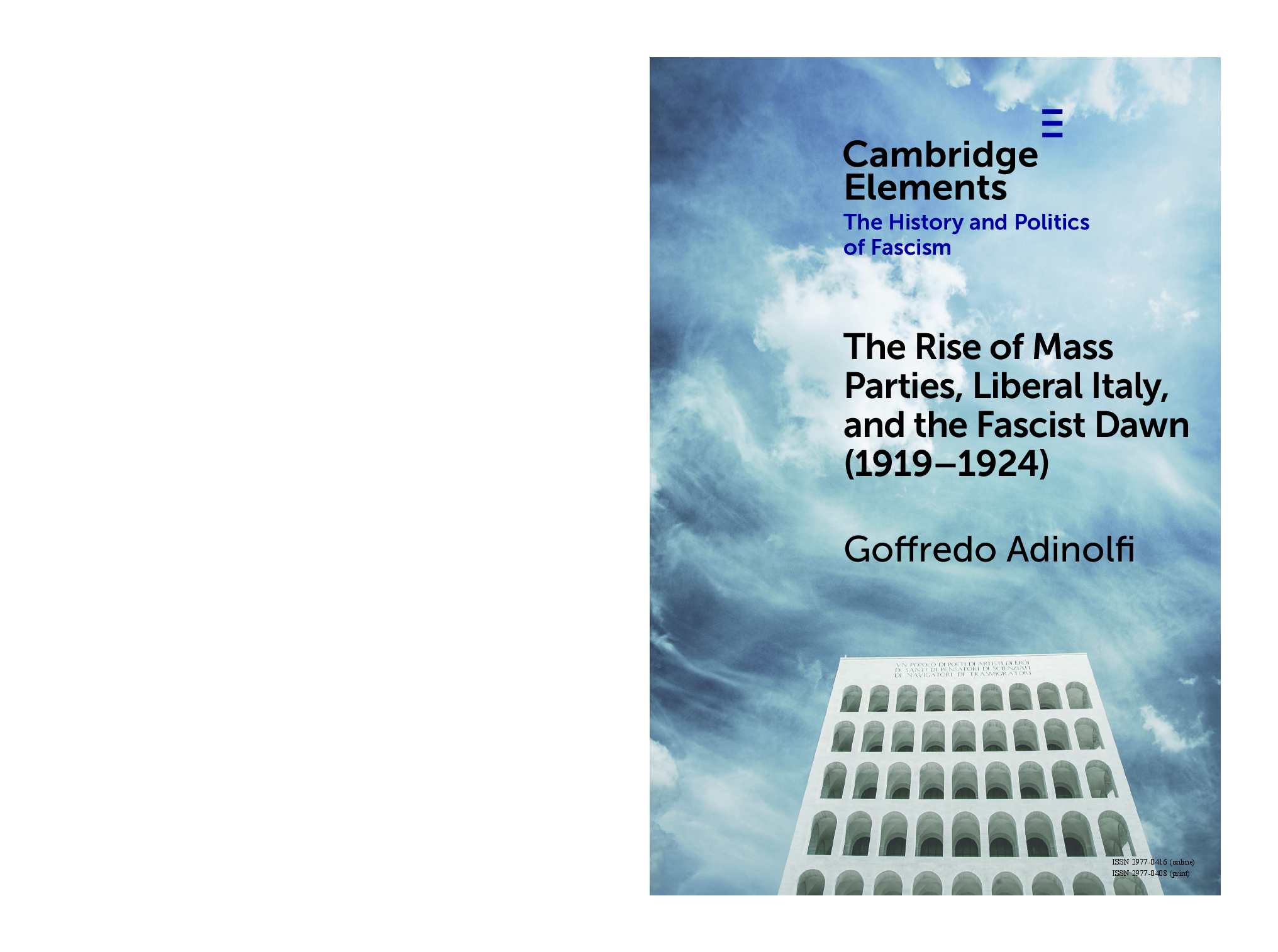 Preview of eBook PDF for The Rise of Mass Parties, Liberal Italy, and the Fascist Dawn (1919–1924) 1st Edition By Goffredo Adinolfi