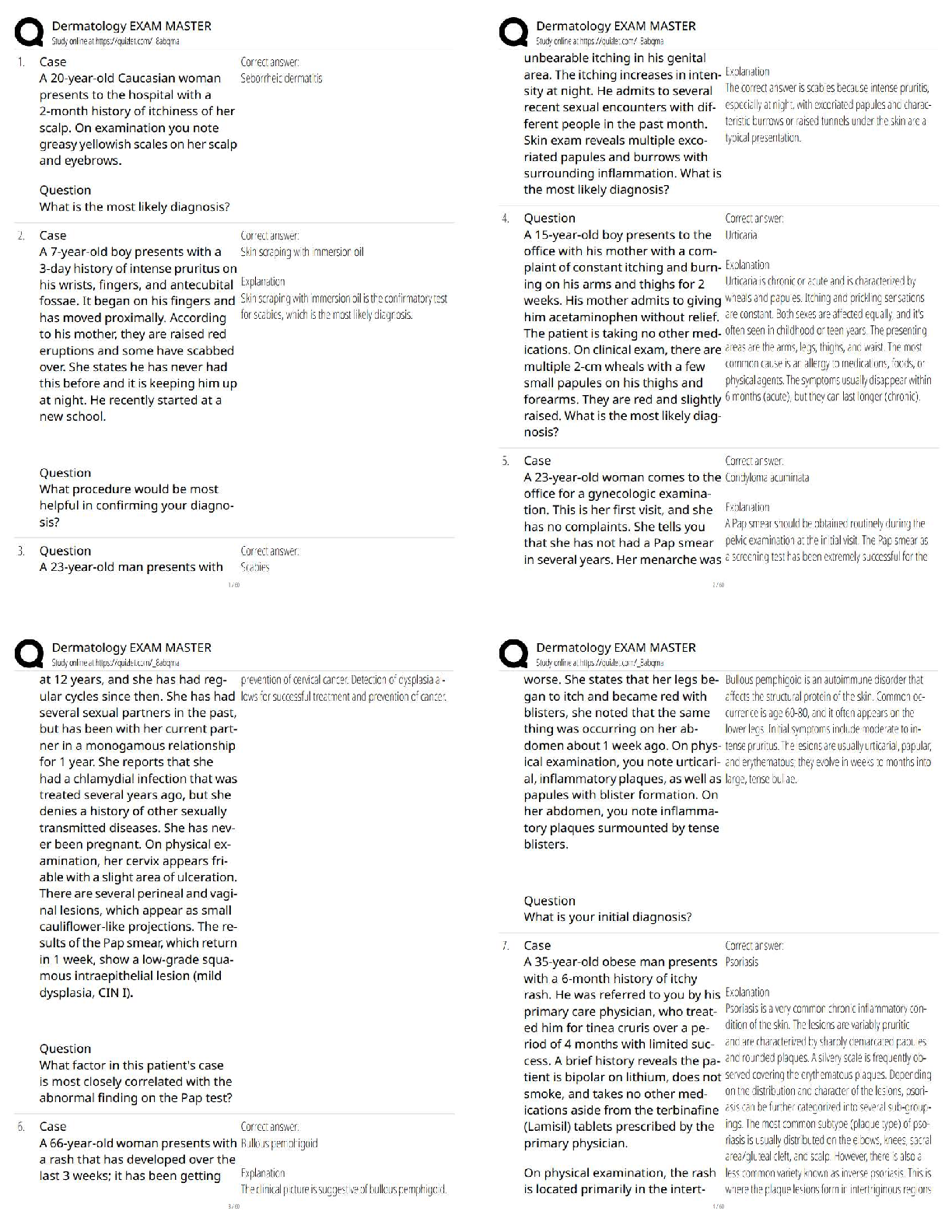 Dermatology Exam Master / Score 100% / Updated 2026 Practice Questions & Comprehensive Exam Review