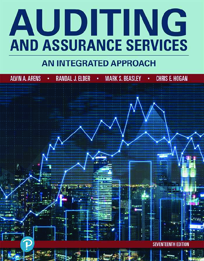 Auditing and Assurance Services 17th Edition By Alvin Arens, Randal Elder, Mark Beasley, Chris Hogan eBook PDF