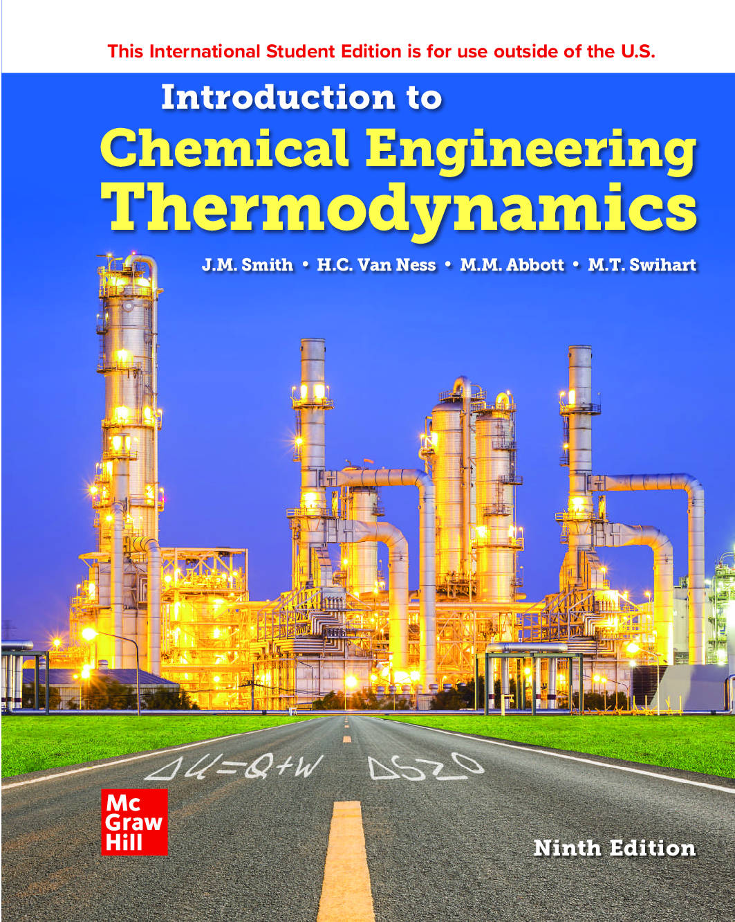 Recommended document preview for ISE Introduction to Chemical Engineering Thermodynamics 9th Edition By Van Ness, Michael  Abbott, Joseph Mauk Smith, Mark Thomas Swihart eBook PDF