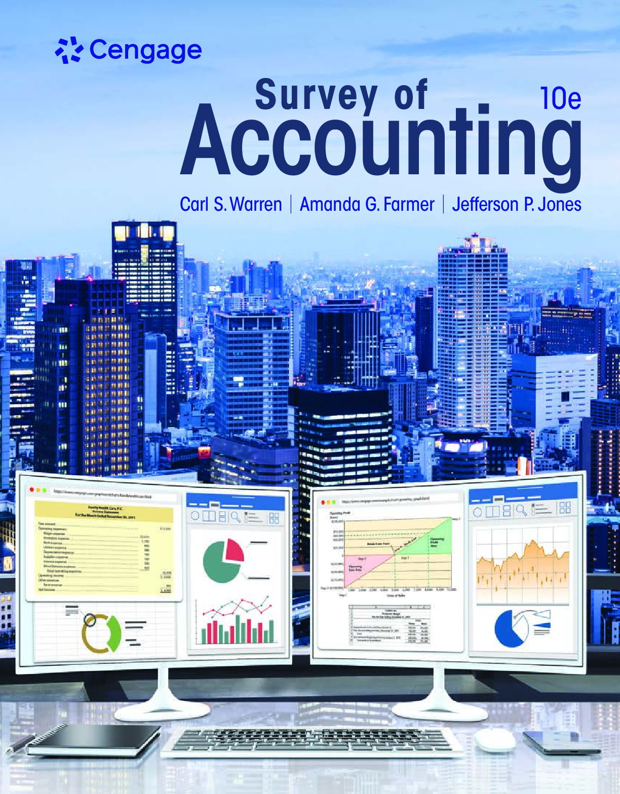 Preview image for eBook PDF Survey Of Accounting 10th Edition By Carl Warren, Amanda Farmer, Jefferson Jones
