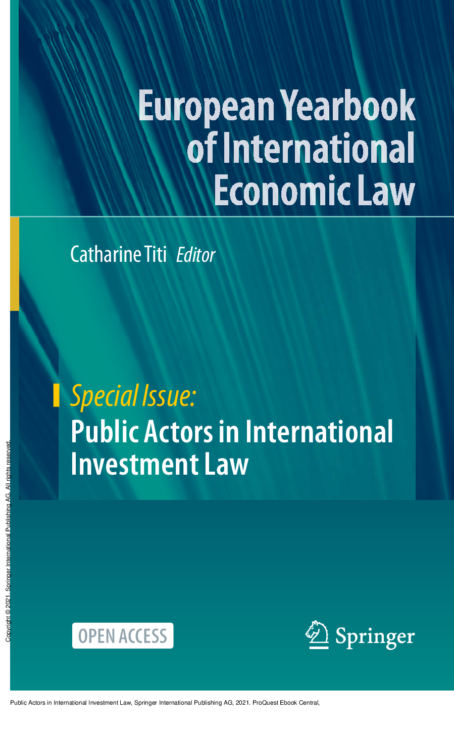 Preview of European Yearbook of International Economic Law By Catharine Titi eBook PDF