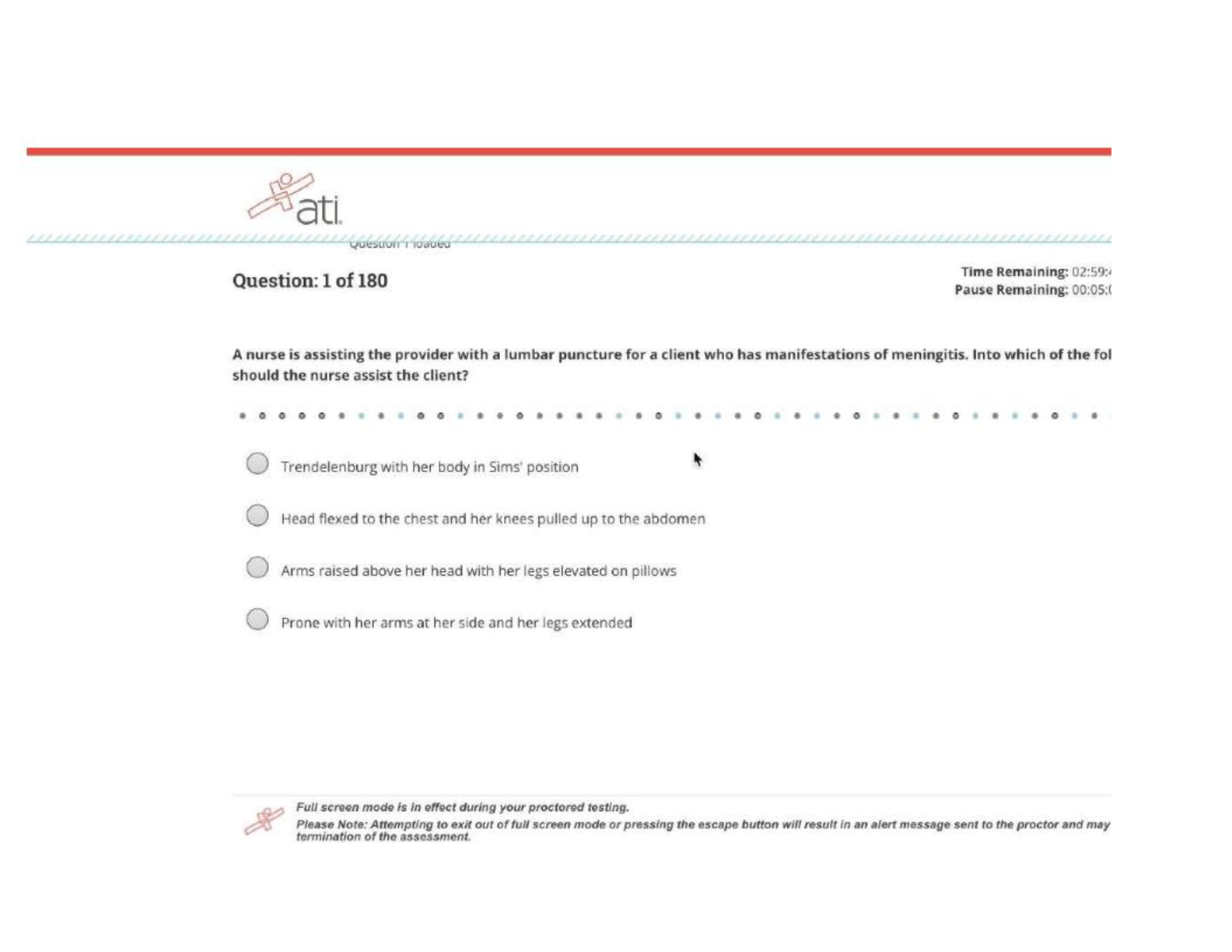 Preview of ATI PN Comprehensive Proctored Exam 2026 with NGN (180 Real Exam Questions and Answers) - Complete Actual Exam for PN Comprehensive 2023