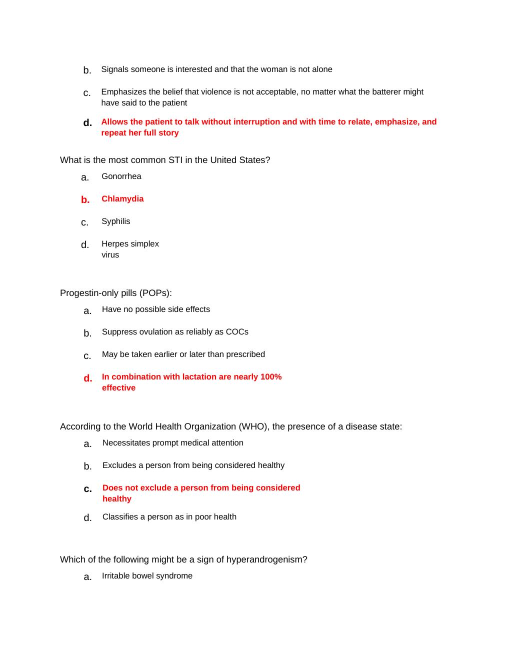 Preview page 3 of NURS 6551 Midterm Exam |  How can liver and renal diseases result in abnormal uterine bleeding (AUB)?