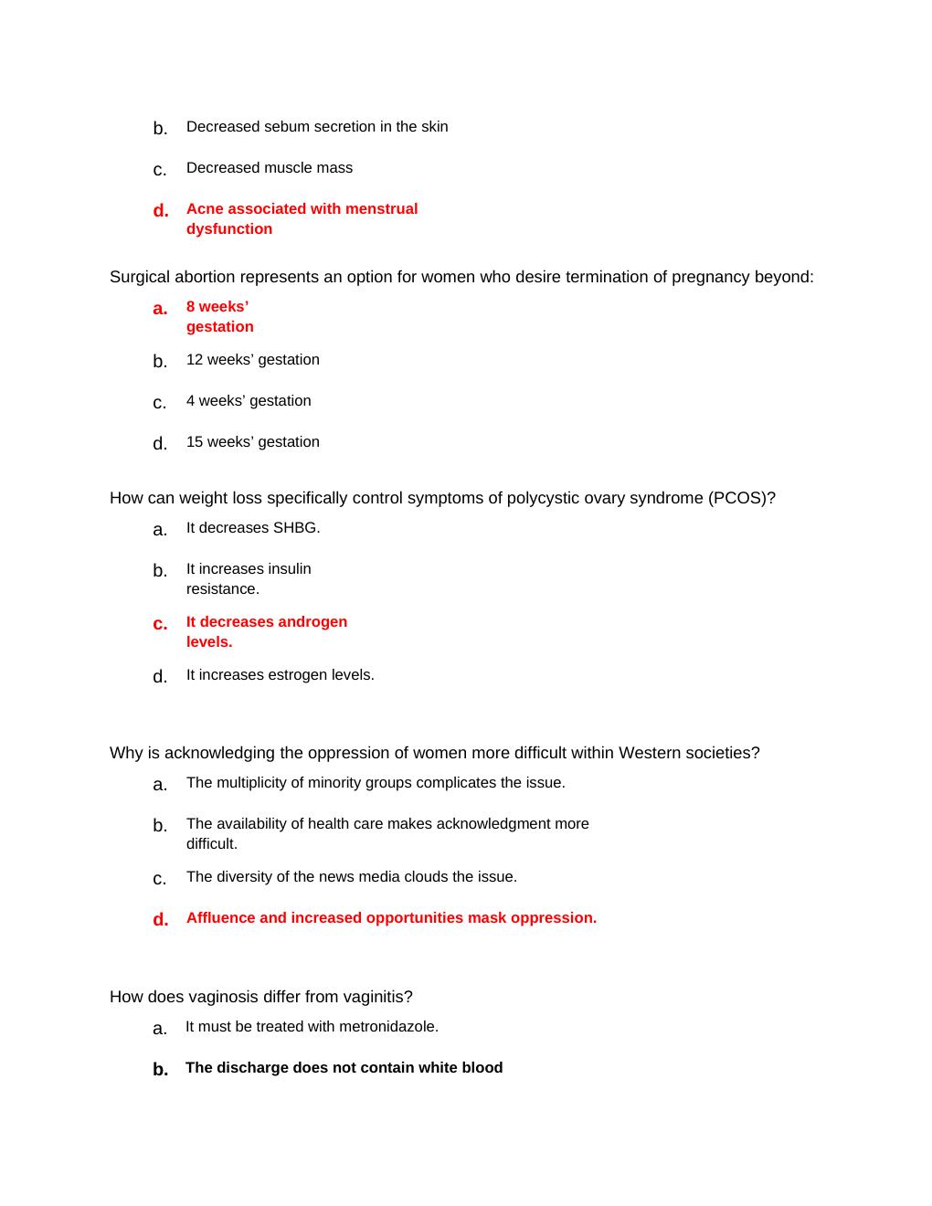 Preview page 4 of NURS 6551 Midterm Exam |  How can liver and renal diseases result in abnormal uterine bleeding (AUB)?