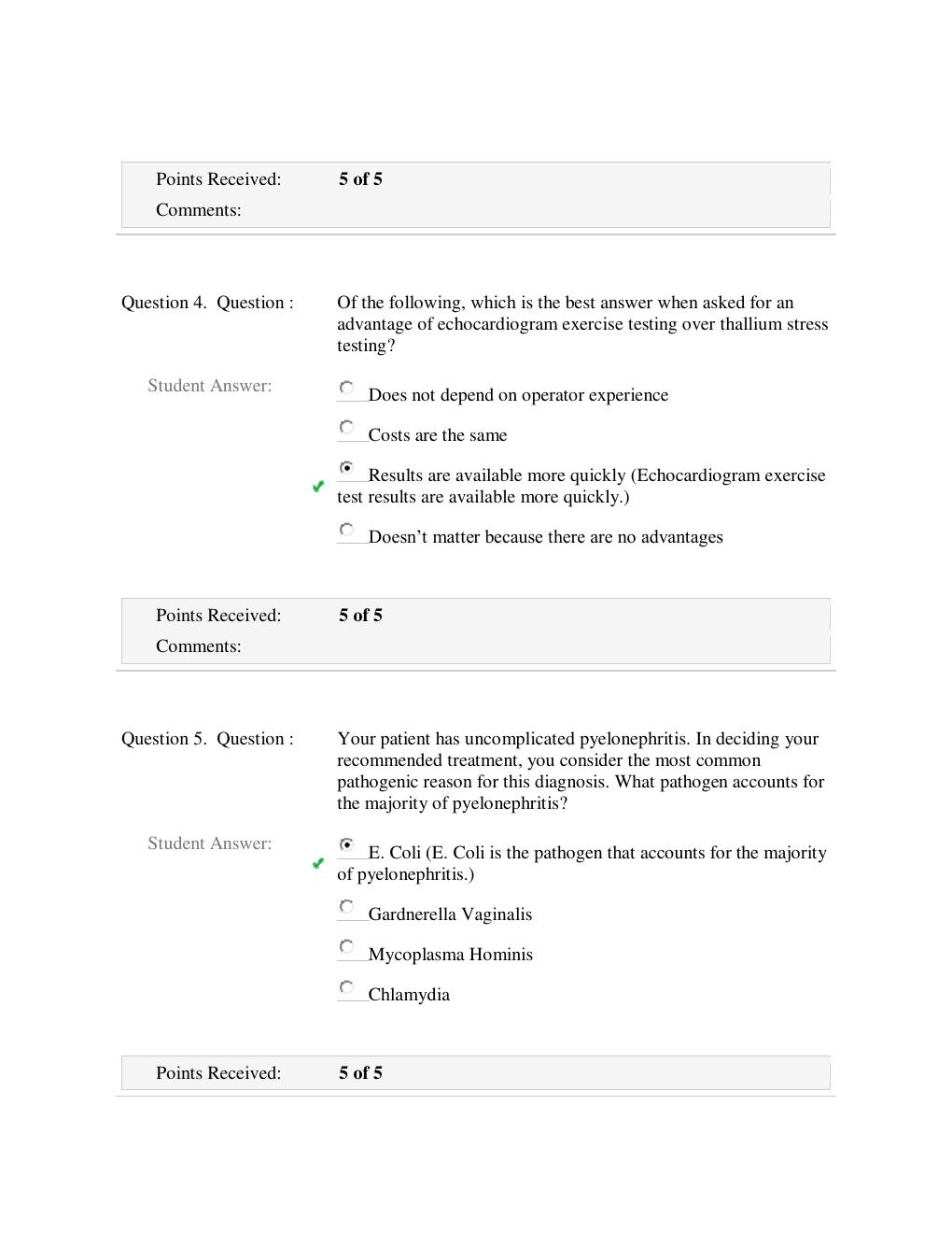 Preview page 2 of NSG 6001 Advanced Nursing Practice Week 5 Final Exam |  Contains 60 MCQ